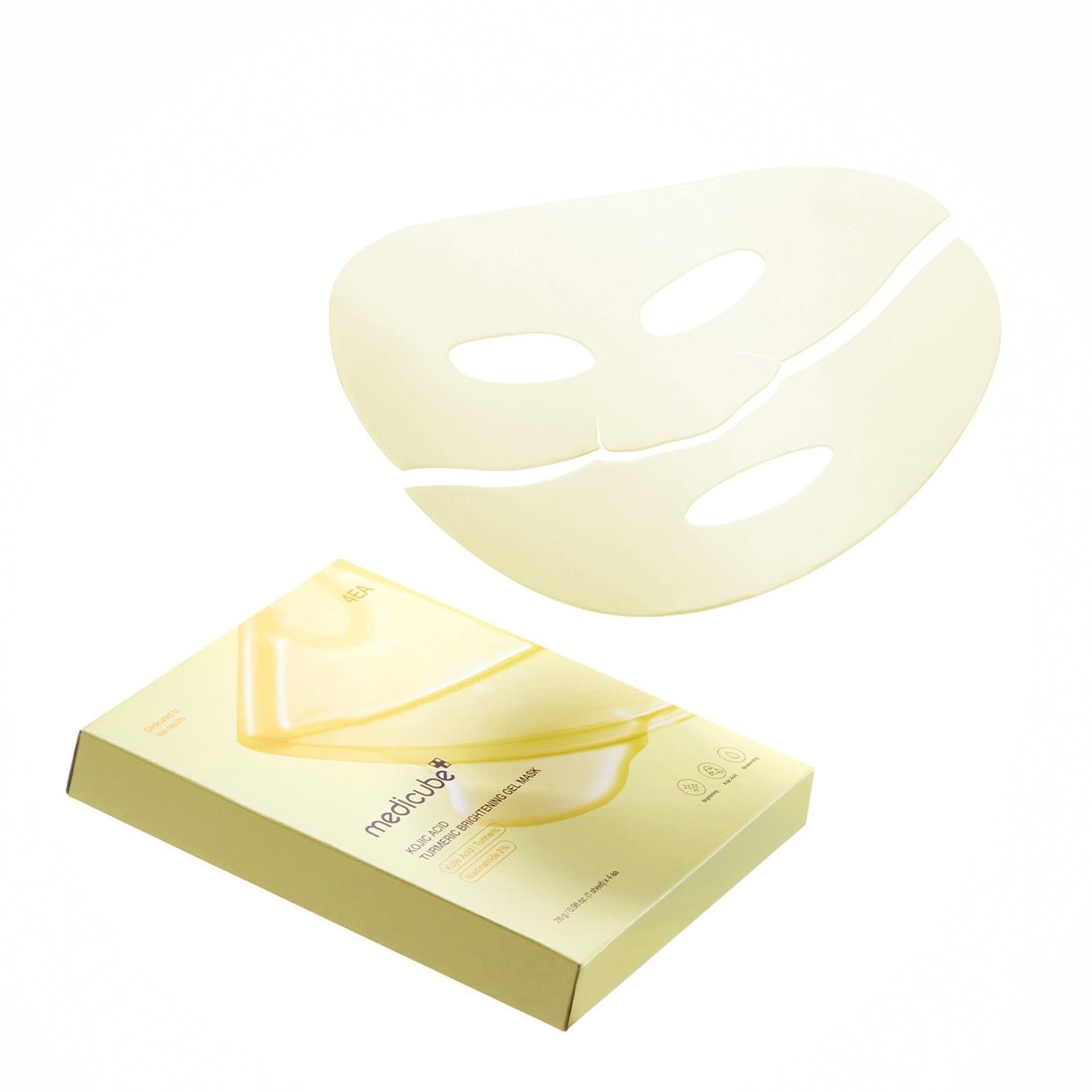 Medicube Kojic Acid Turmeric Brightening Gel Mask | Collagen gel mask for brightening | Medicube face mask | face mask