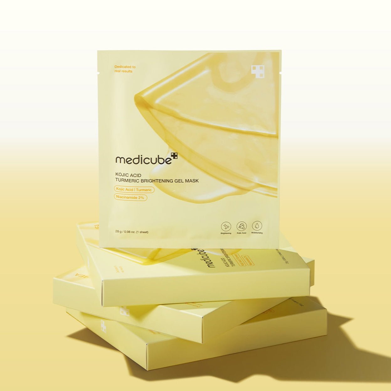 Medicube Kojic Acid Turmeric Brightening Gel Mask | Collagen gel mask for brightening | Medicube face mask | face mask