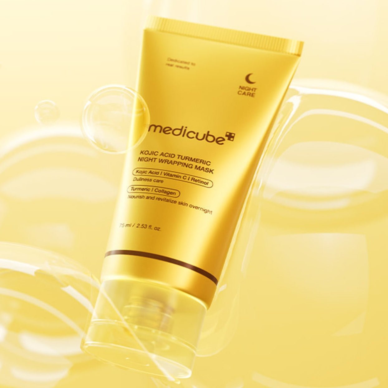 Medicube Kojic Acid Turmeric Overnight Wrapping Mask | Overnight wrapping mask| wrapping mask| overnight mask| kojic|