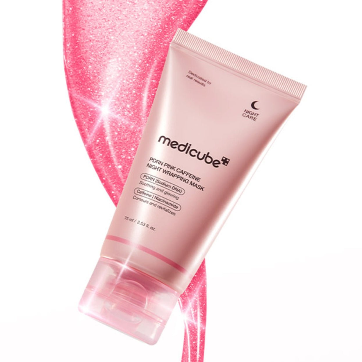 MEDICUBE PDRN Pink Caffeine Night Wrapping Mask | Face Mask | MEDICUBE | MI in ME