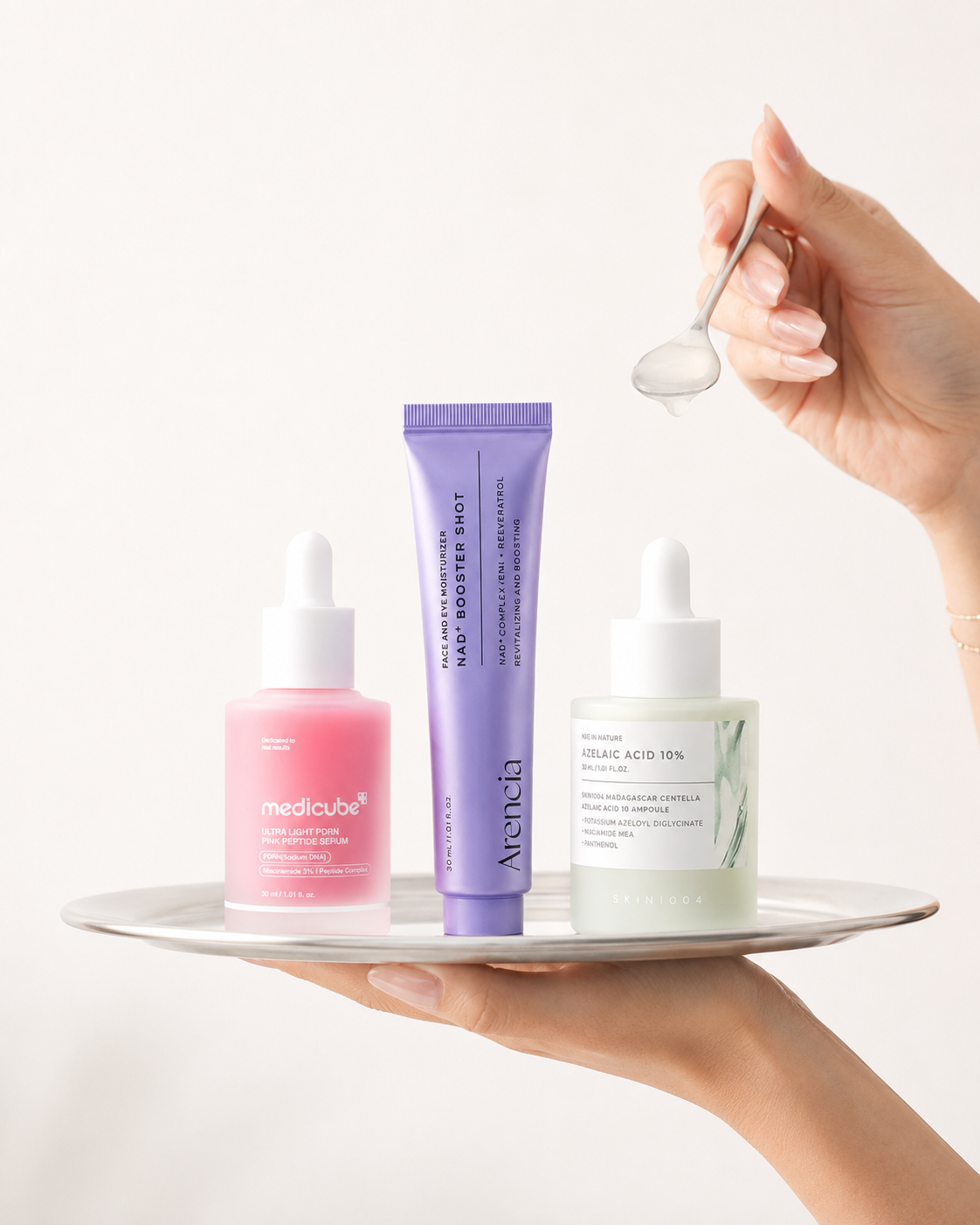 ic acid, ARENCIA NAD+, New Korean skincare Switzerland - Featured image alt: 