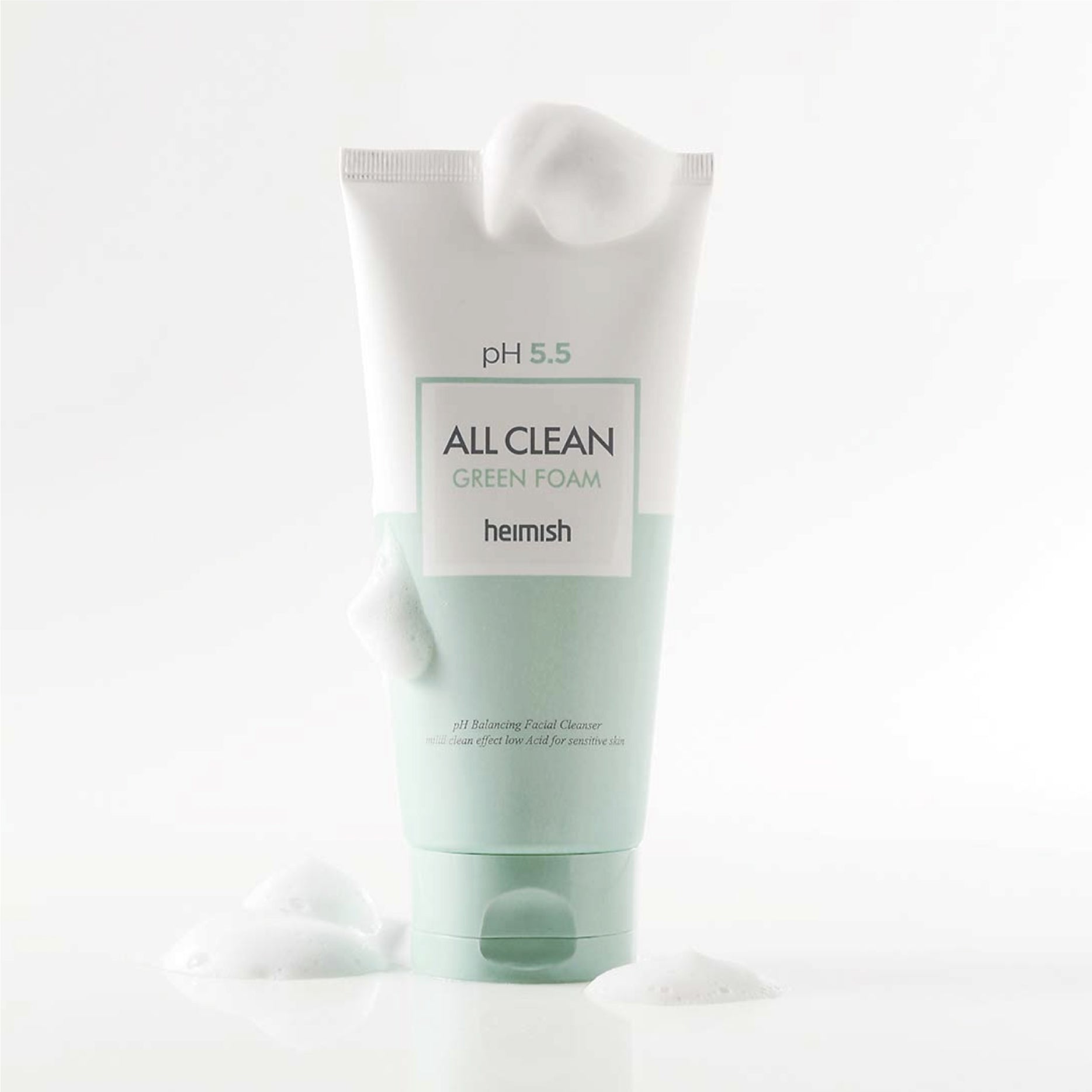 Heimish all clean green foam| cleansing foam| low PH cleanser