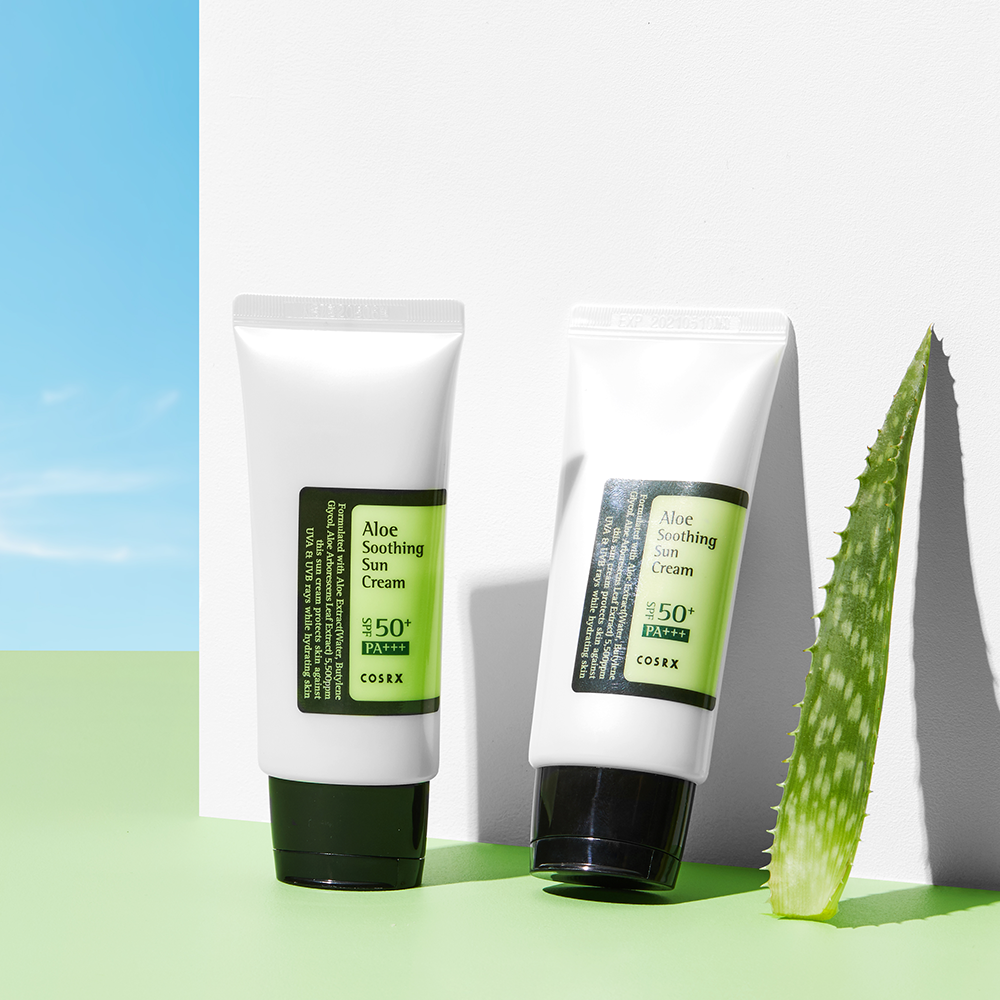 Crème Solaire Apaisante à l'Aloe SPF50+/ PA+++