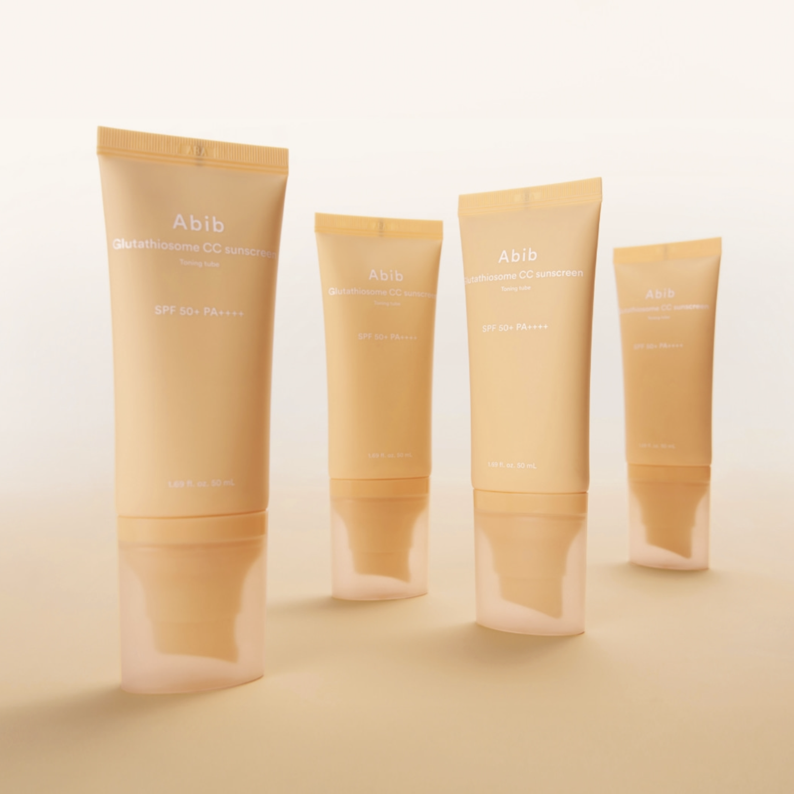 Glutathiosome sunscreen, ABIB CC sunscreen, tone-up sunscreen SPF50+, Korean brightening sunscreen, CC cream with SPF, glutathione sunscreen, PA++++ sun protection, ABIB skincare tone up, antioxidant sunscreen, Glutathione