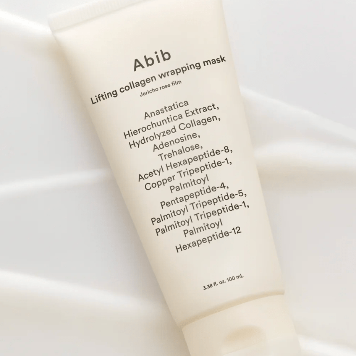 Texture of ABIB collagen wrapping mask essence