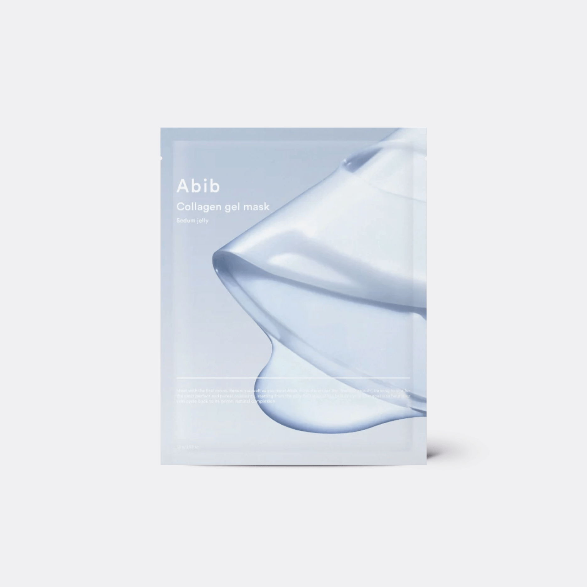 ABIB Collagen Gel Beauty Mask Sedum Jelly branding on a light gray background
