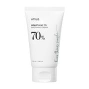 Anua Heartleaf 70 Soothing Cream tube on a white background
