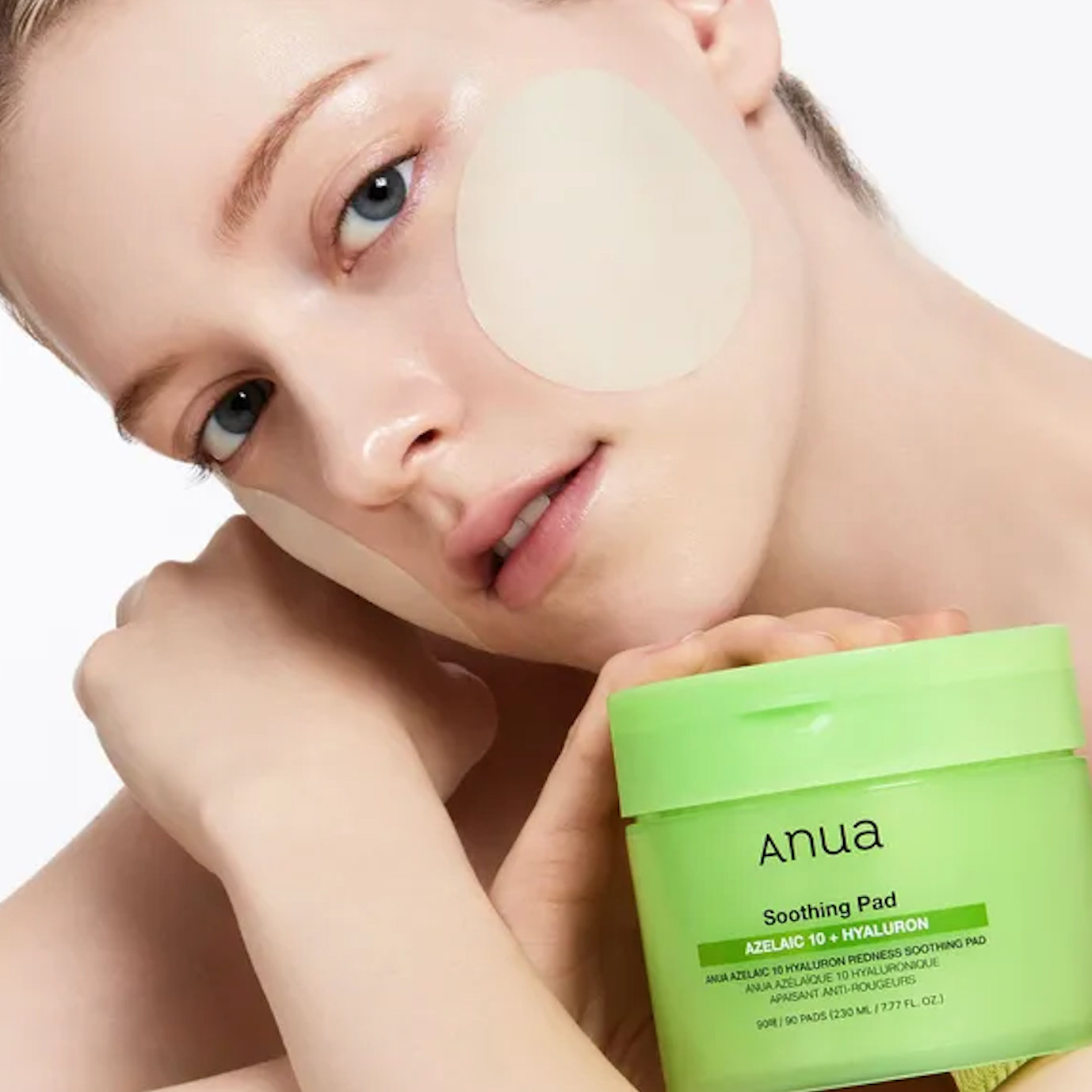 ANUA Azelaic 10 Hyaluron Redness Soothing Pad | Toner pad| azelaic 10| redness | korean skincare | hyaluron| soothing |anua toner pad|