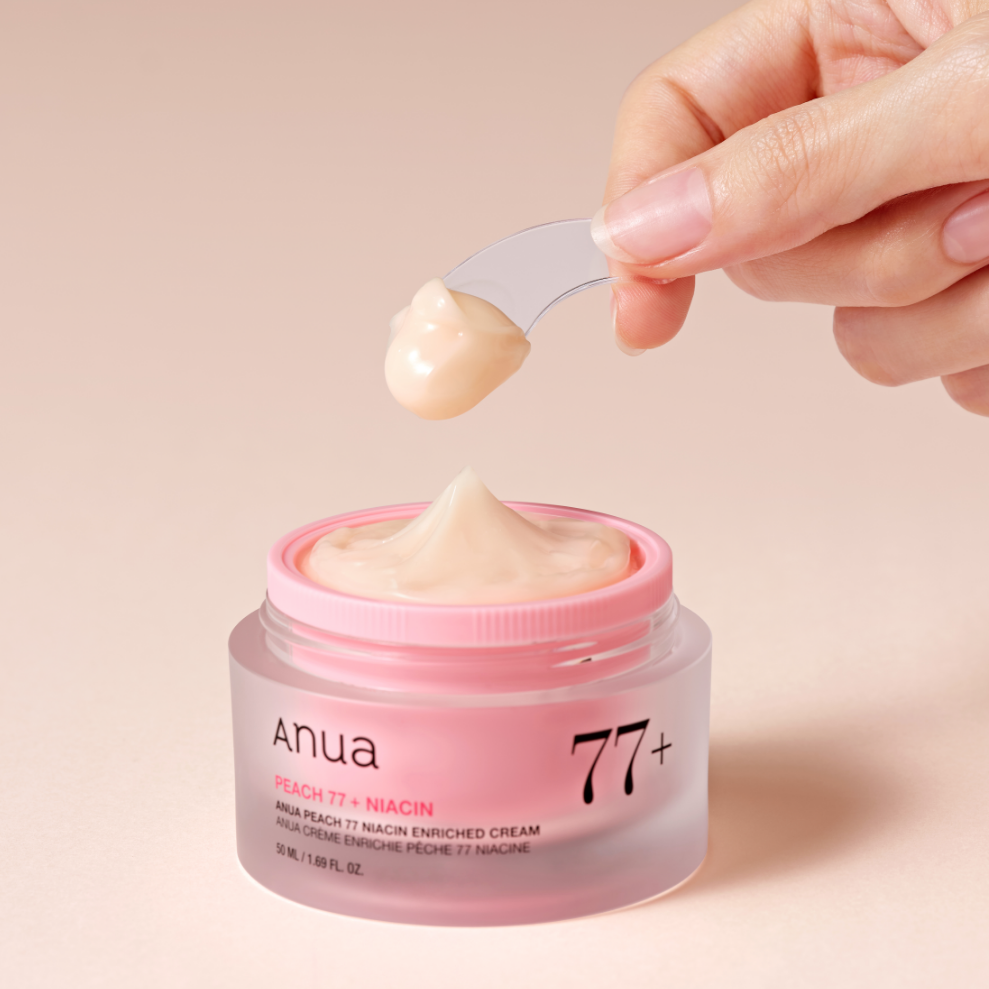 Anua Peach 77% Niacin Enriched Cream| anua| anua peach| anua peach77| anua cream| Moisturiser | peach 77| anua peach niacin|niacin| anua mosituriser|