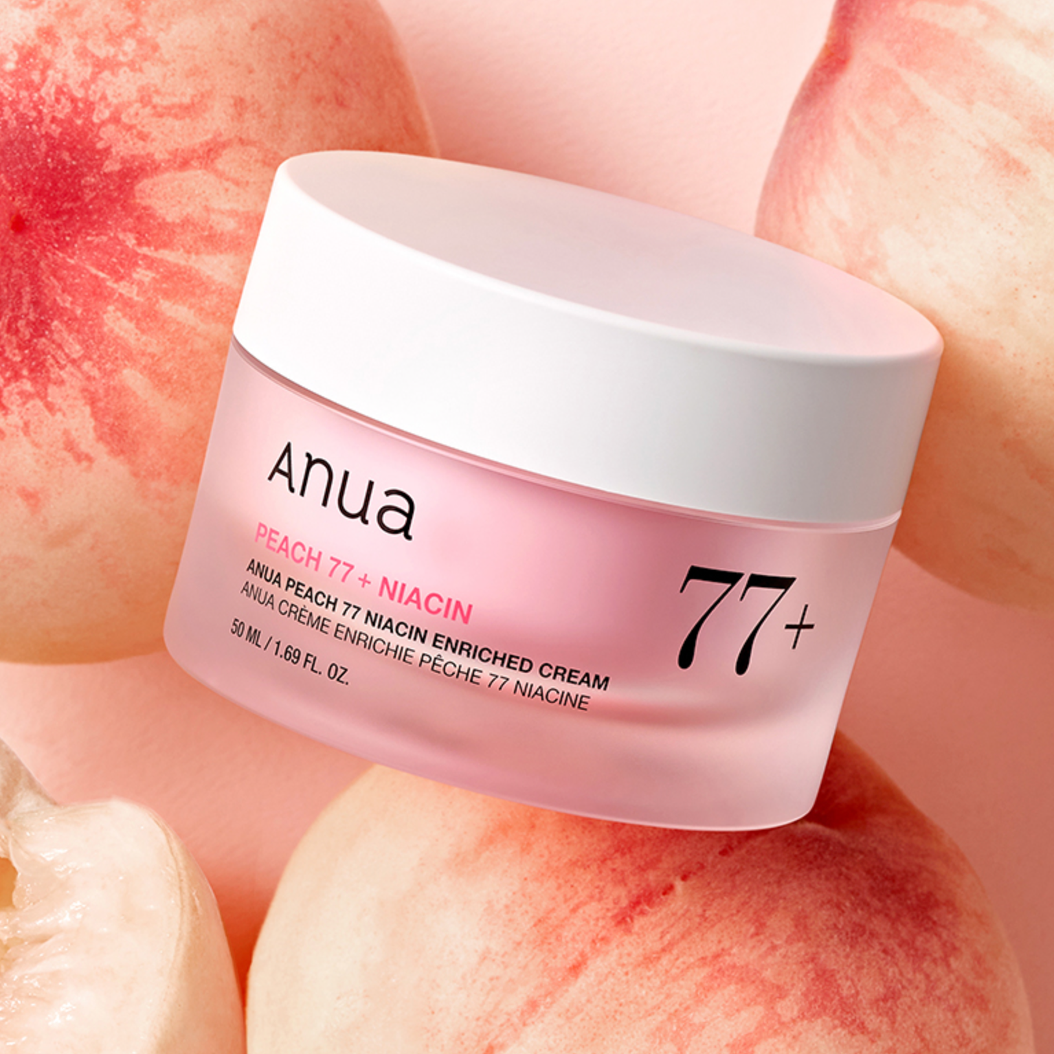 Anua Peach 77% Niacin Enriched Cream| anua| anua peach| anua peach77| anua cream| Moisturiser | peach 77| anua peach niacin|niacin| anua mosituriser|