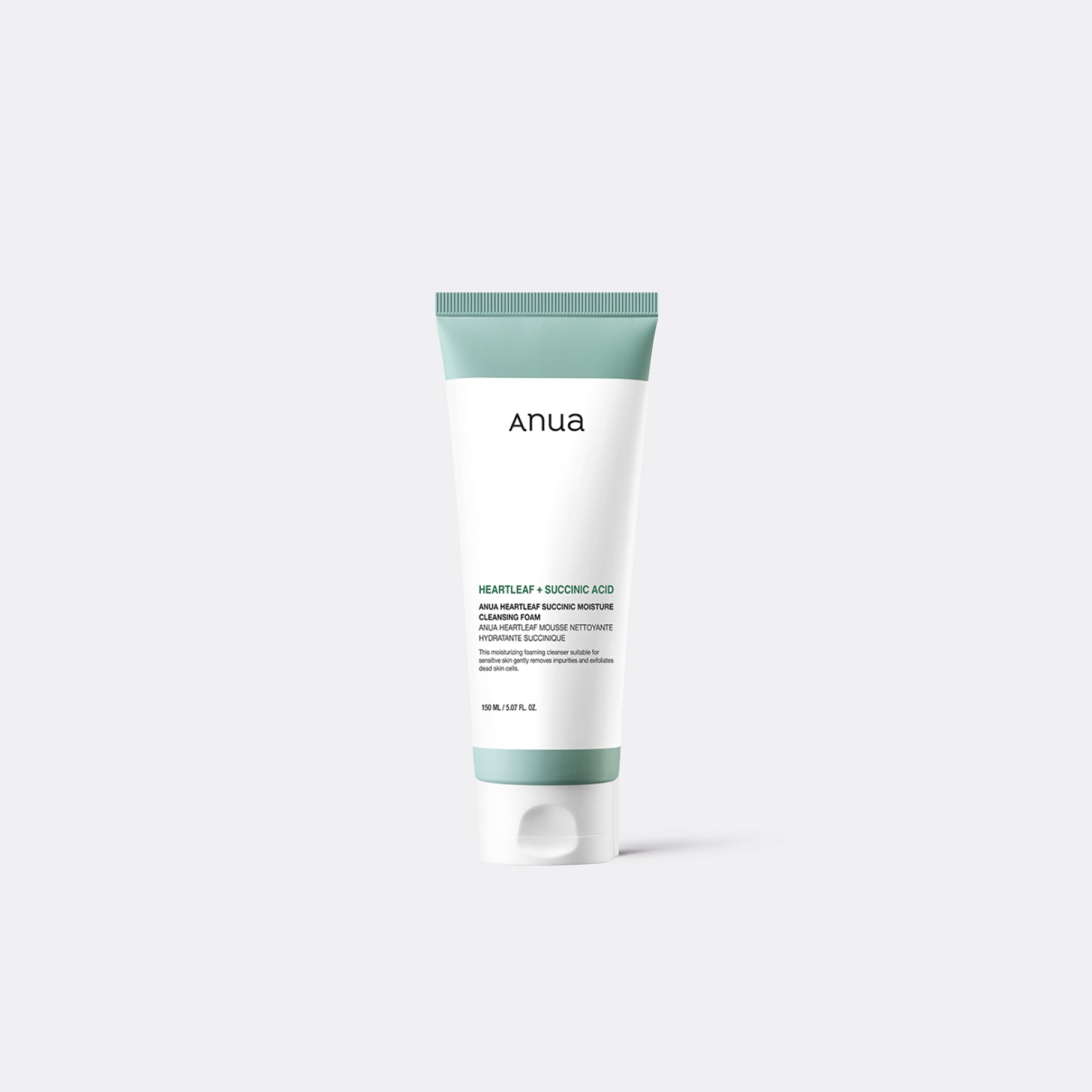 ANUA Heartleaf Succinic Moisture Cleansing Foam| anua cleansing foam| Heartleaf cleansing foam| Moisture cleansing foam| succinic moisture|