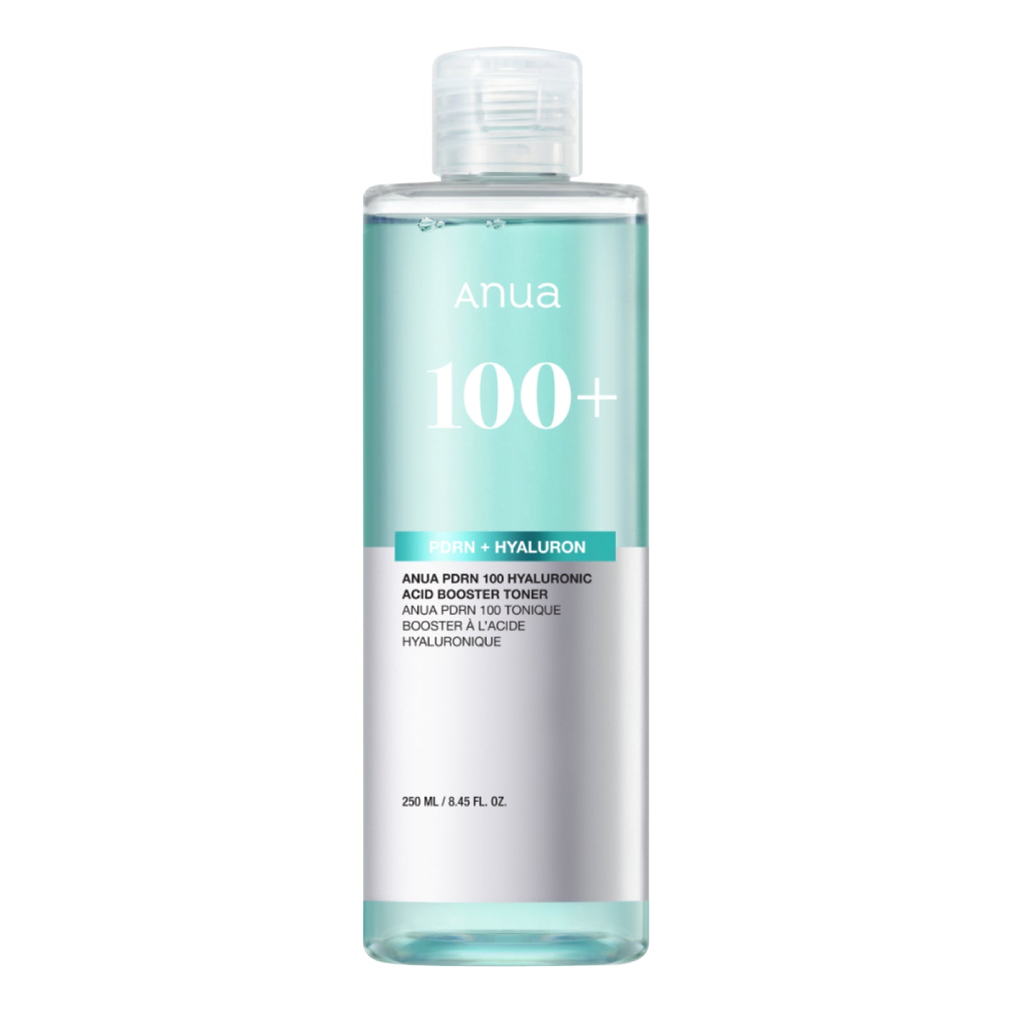 ANUA PDRN 100 Hyaluronic Acid Booster Toner with white backgorund
