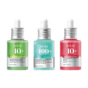 ANUA Serum Trio Set – Azelaic Acid, Niacinamide + PDRN bottles on white background