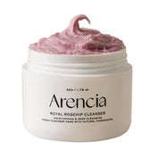 ARENCIA Fresh Royal Rosehip Mochi Cleanser jar on a white background
