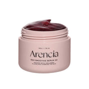 ARENCIA Overnight Red Smoothie Face Mask Serum open jar with white backgorund