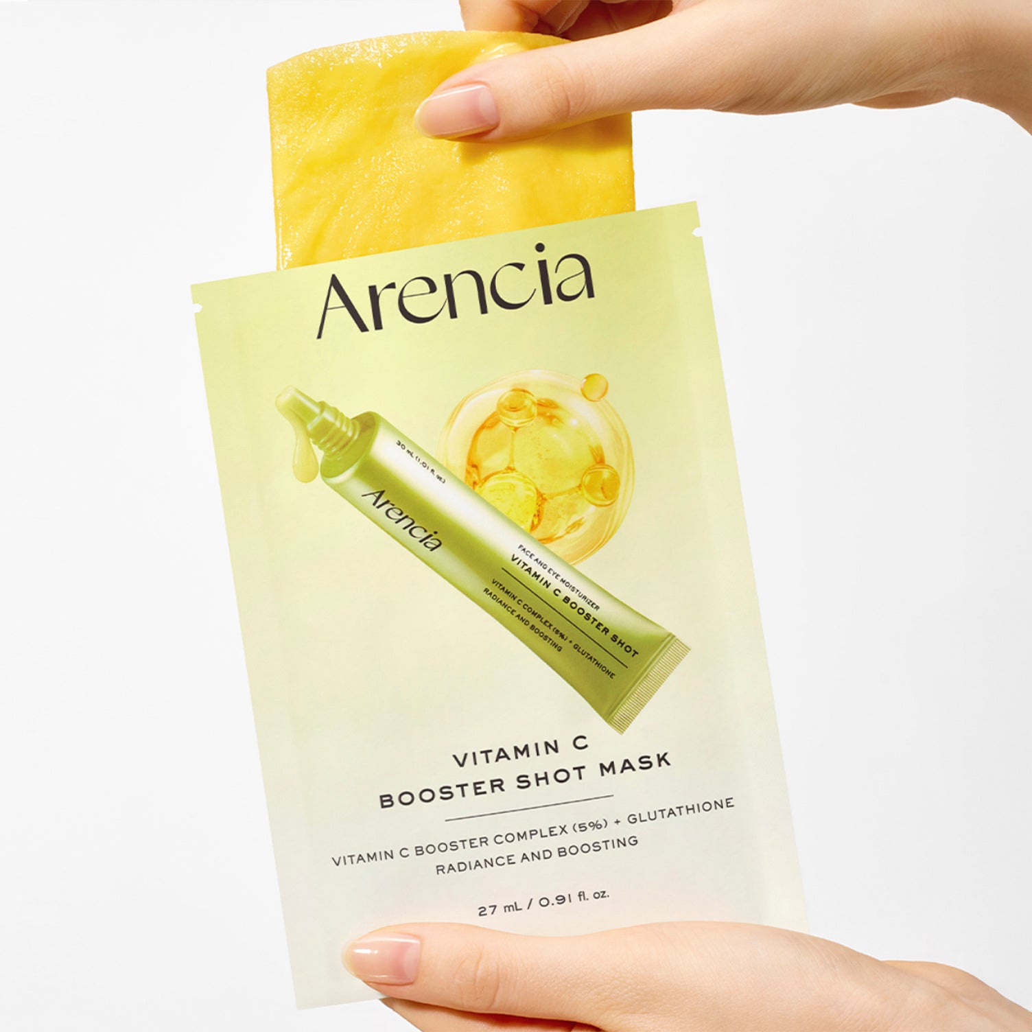 ARENCIA Vitamin C Booster Shot Mask package