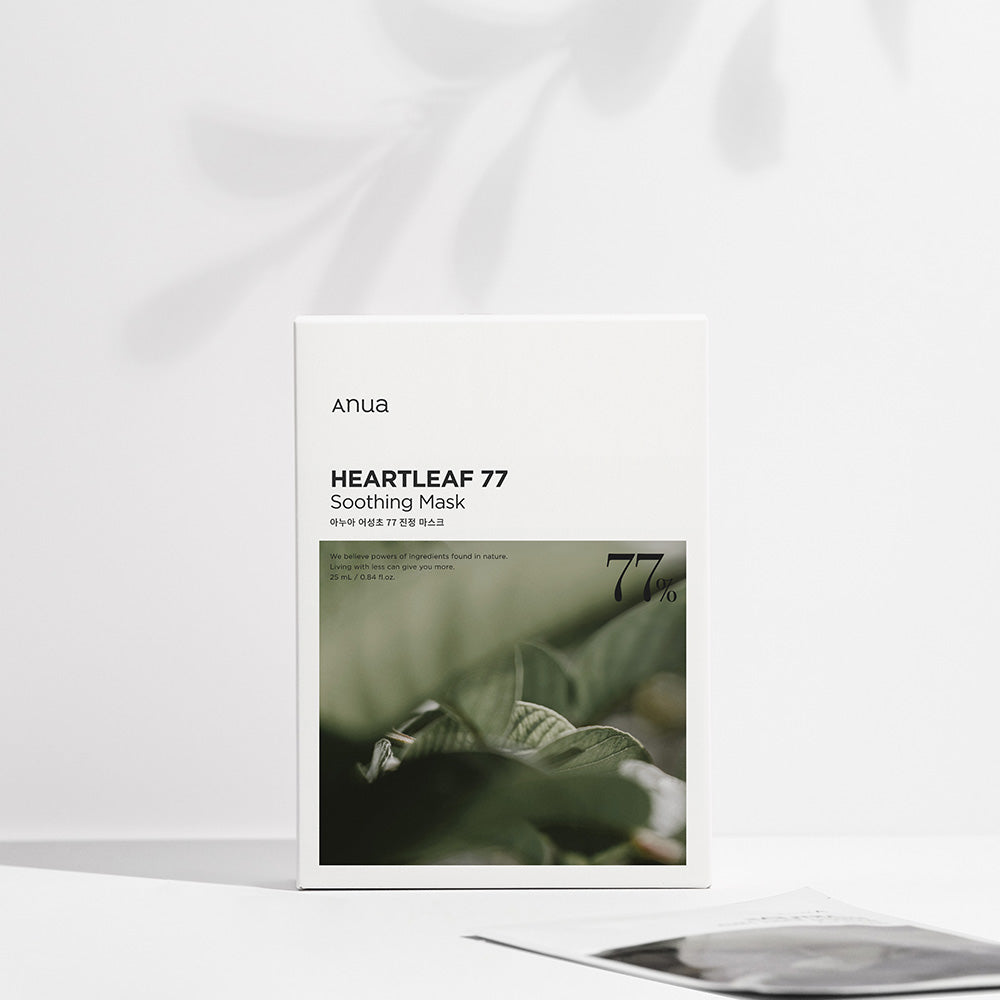 ANUA Heartleaf 77% Soothing Mask | MI in ME | Korean Skin Care Switzerland