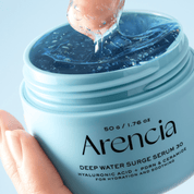 Overnight serum: ARENCIA Deep Water Surge 30 for deep moisture, firming, and a replenished morning glow.