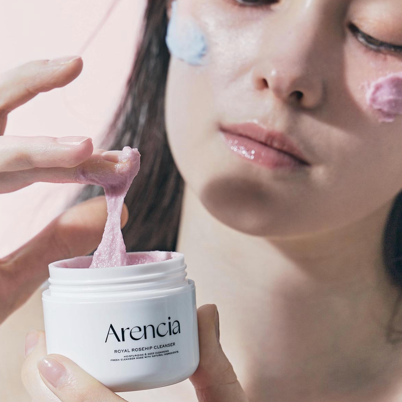 ARENCIA| ROSESHIP MOCHI CLEANSER| arencial moch clenaser| clenaser| make up remover