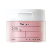 Biodance collagen gel toner pads packaging on a white background