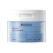 BIODANCE Hydro Cera-Nol Gel Toner Pads jar on white background