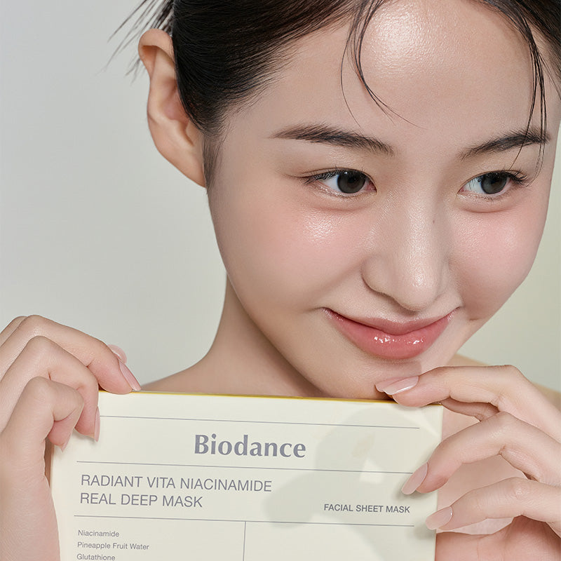 Radiant Vita Niacinamide Real Deep Mask| Biodance real deep mask| niacinamide| niacinamide real deep mask|