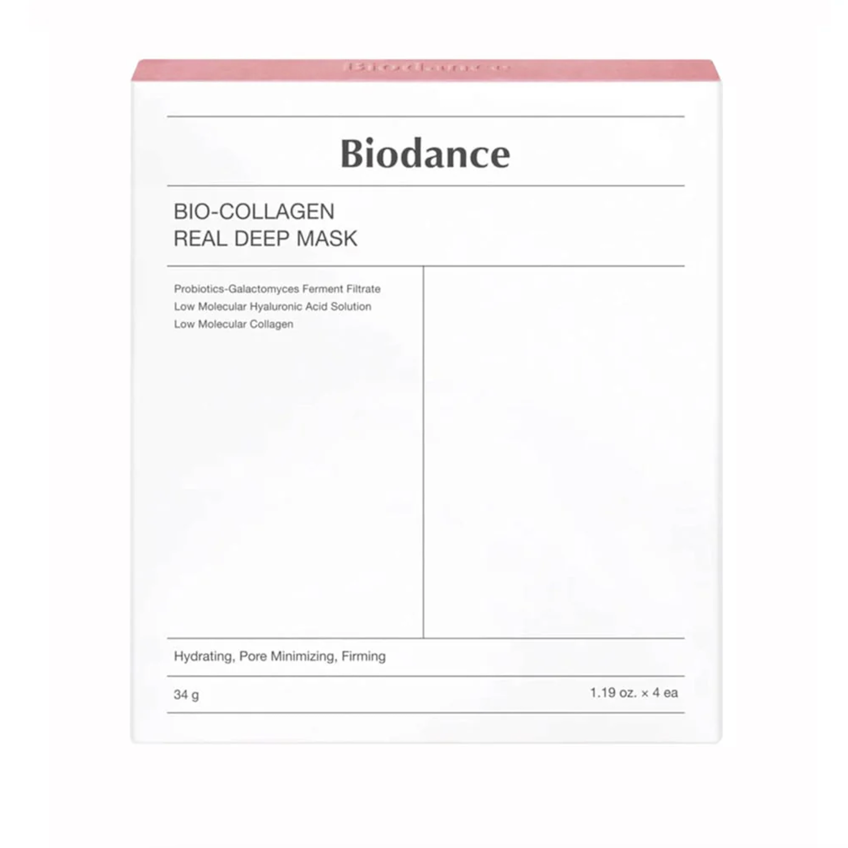 Biodance Bio-Collagen Real Deep Mask packaging on a white background
