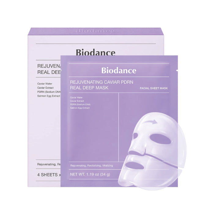Biodance rejuvenating caviar porn real deep mask packaging on a white background