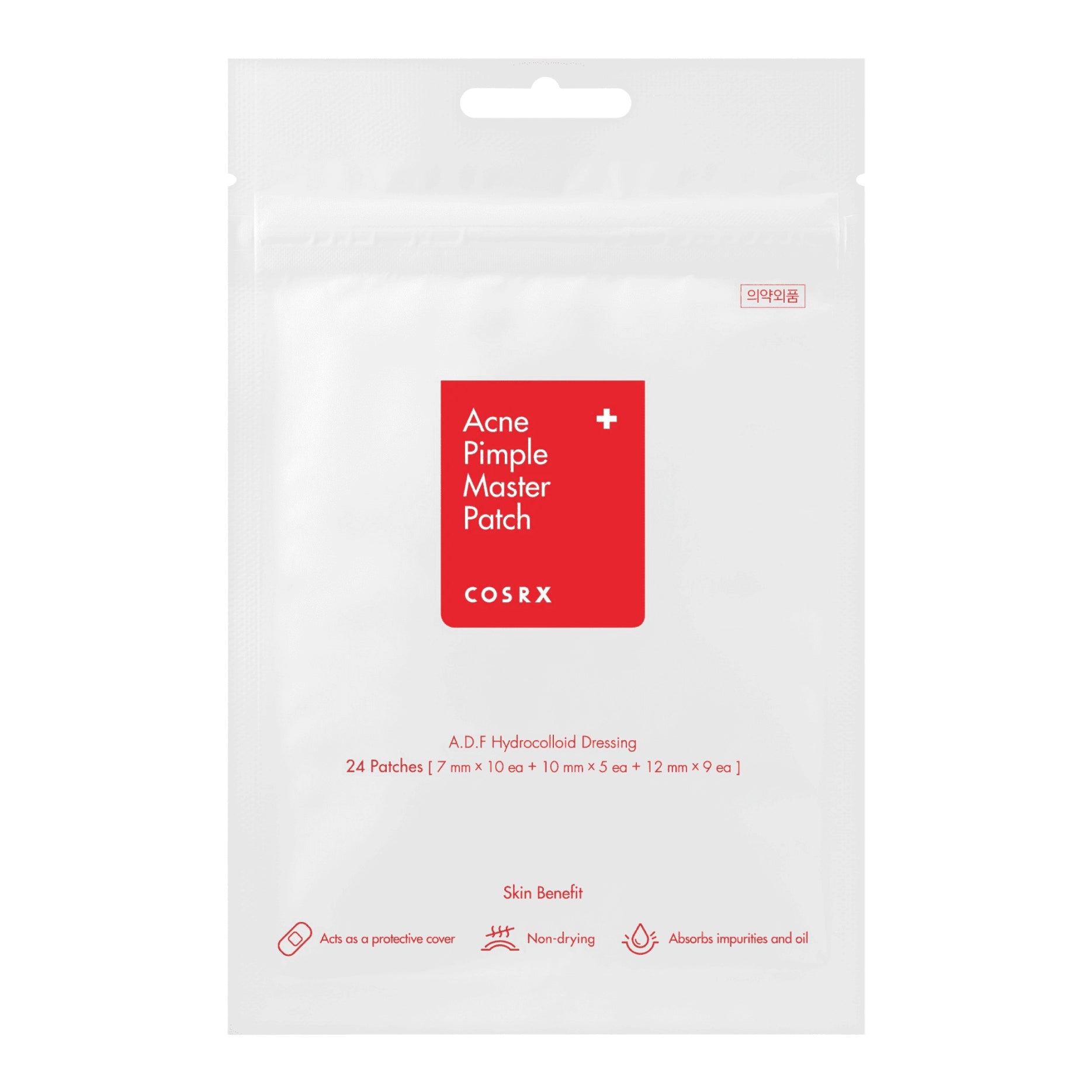 COSRX Acne Pimple Master Patch on white background
