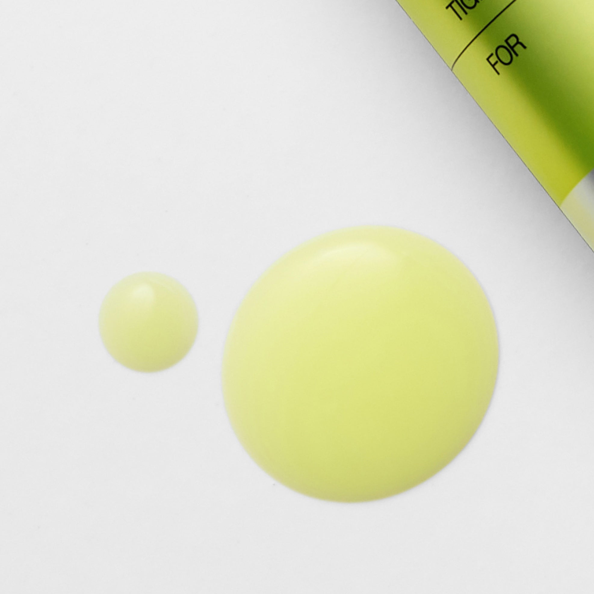 Yellow Celimax The Vita A Retinol Shot Tightening Serum drop on white background