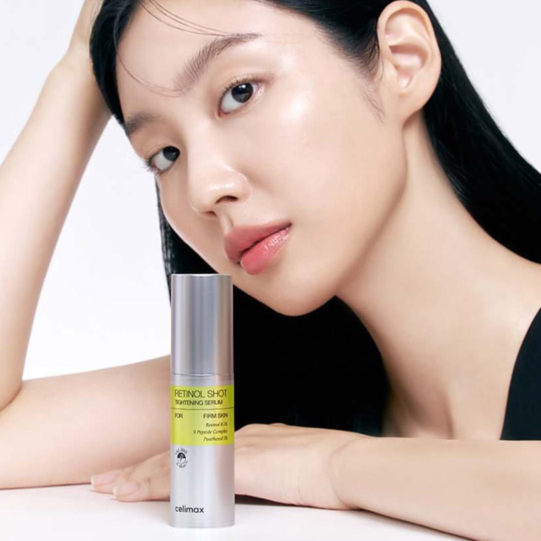 Women with Celimax The Vita A Retinol Shot Tightening Serum 