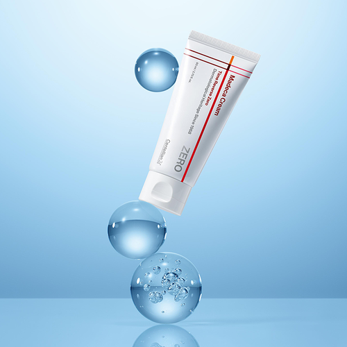 Centellian24 Madeca Cream Time Reverse Zero on the crystal ball with blue gradient background