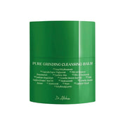 Green container of 'Pure Grinding Cleansing Balm' by Dr. Althea on a white background