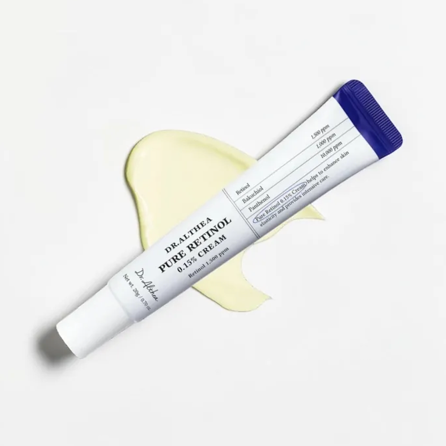A tube of DR. ALTHEA Pure Retinol 0.15% Cream 