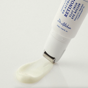 DR. ALTHEA Retinol Flat Iron Eye Roller on the cream texture