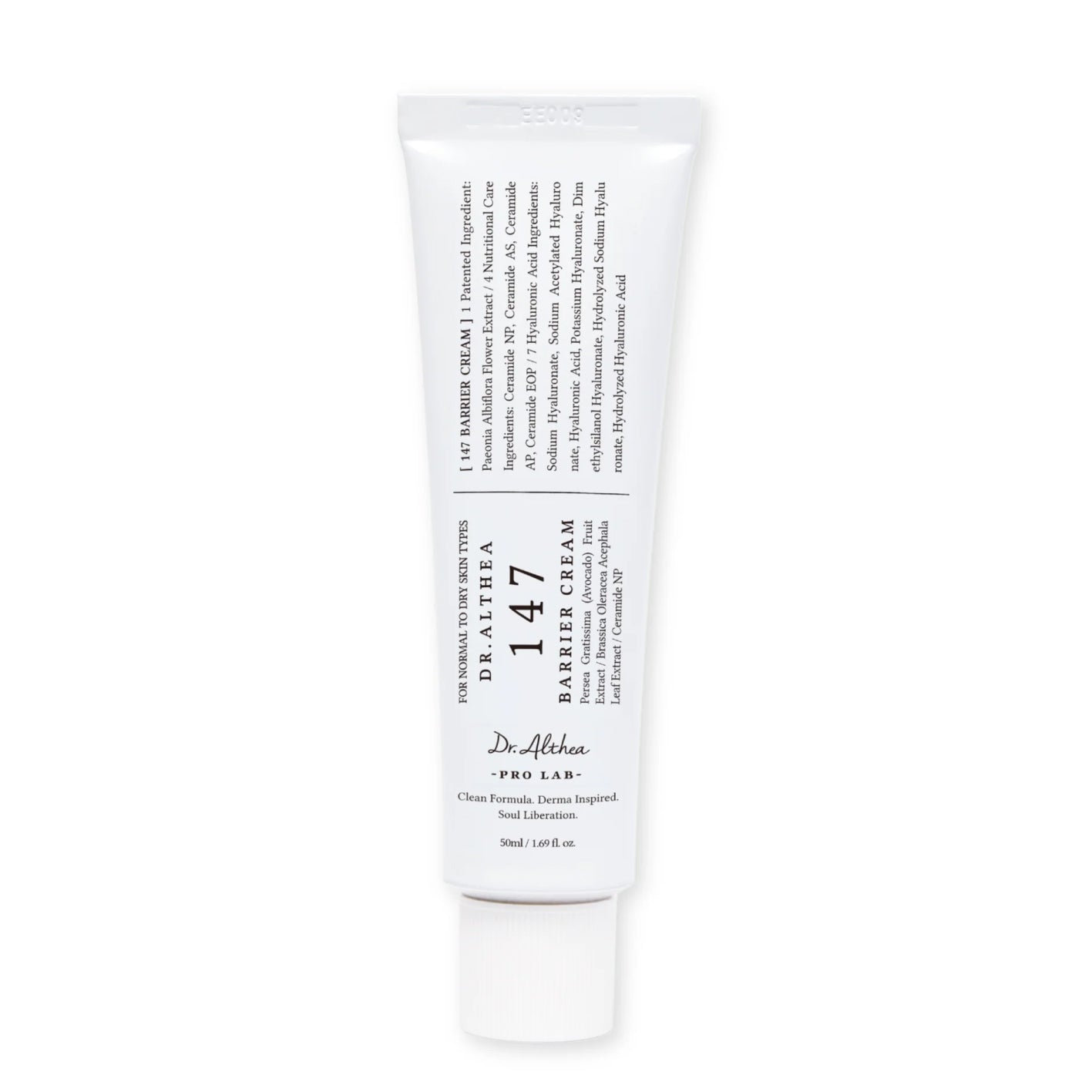 Tube of Dr. Althea 147 Barrier Cream on a white background