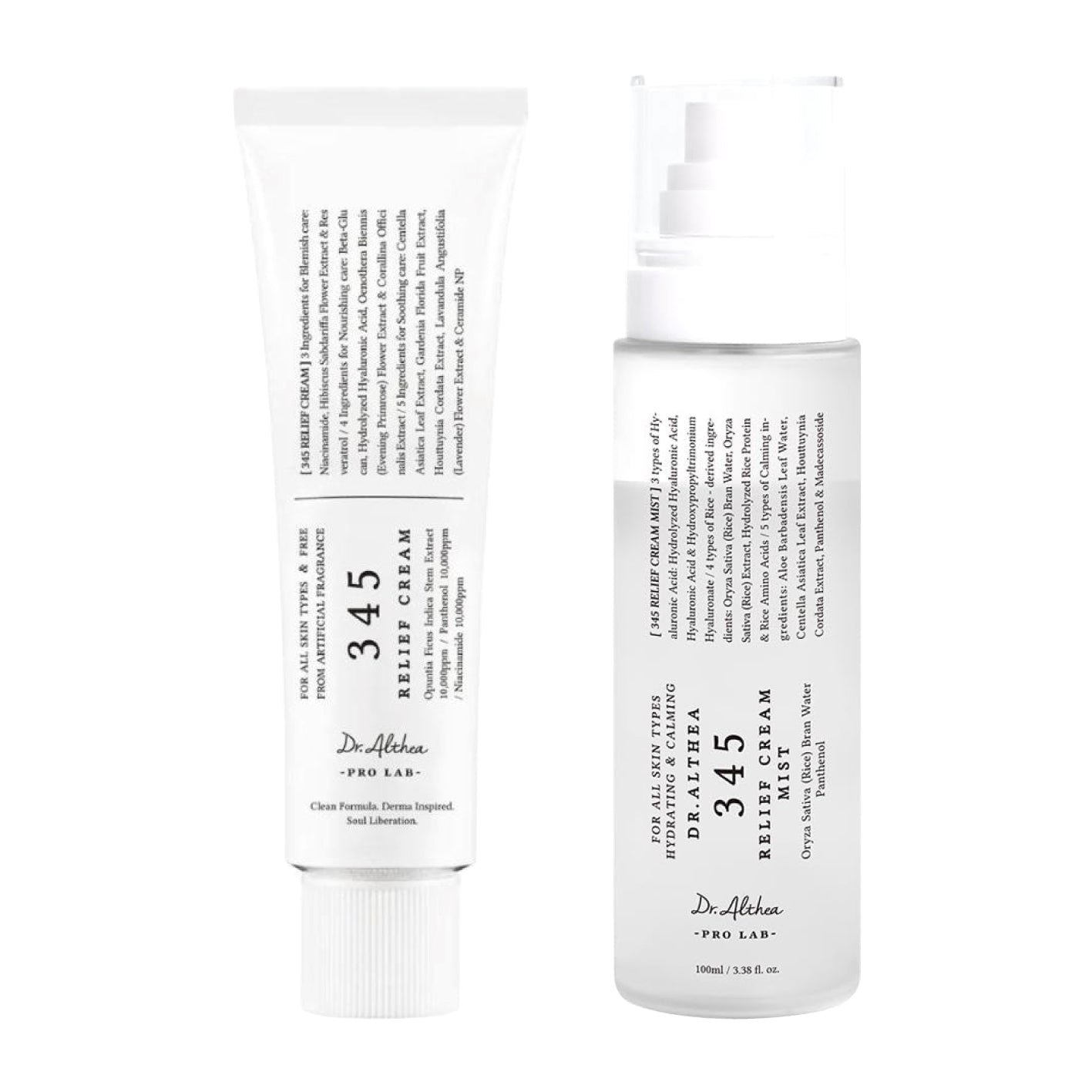 DR. ALTHEA 345 Relief Cream & Mist Duo