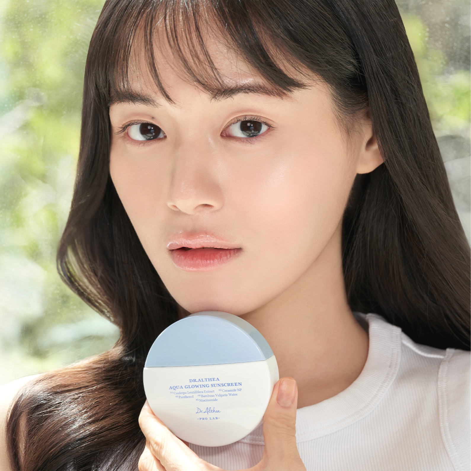 Dr. Althea Aqua Glowing Sunscreen| dr althea| aqua cream| korean sunscreen| sun cream| sensitive skin sun cream| no white cast