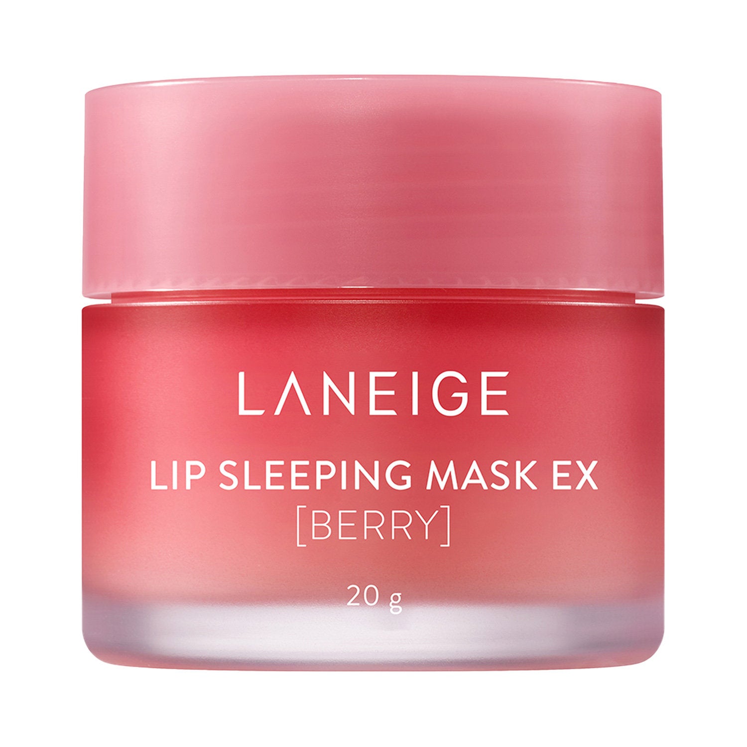 Laneige Lip Sleeping Mask EX Berry on a white background