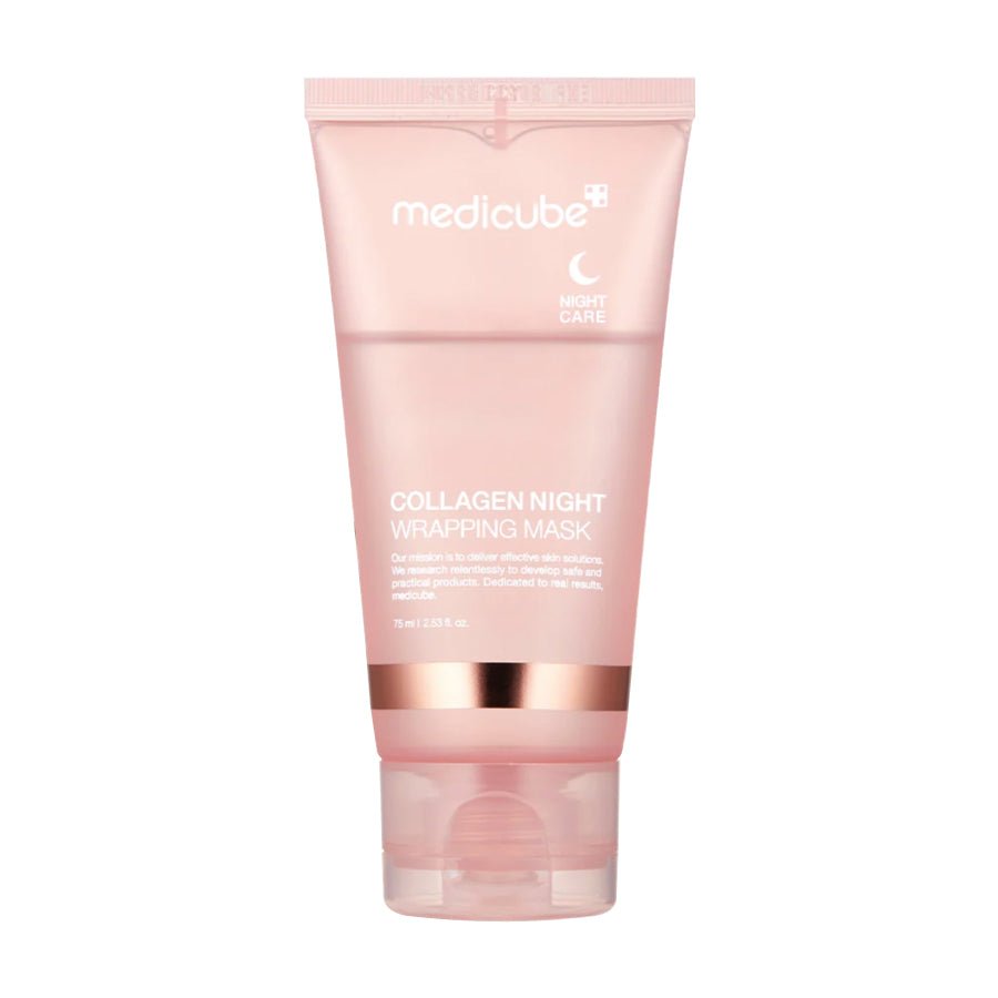 MEDICUBE Collagen Night Wrapping Mask tube on white background