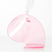 MEDICUBE PDRN Pink Caffeine Collagen Eye Patch with a clear adhesive strip, shown against a plain white background.