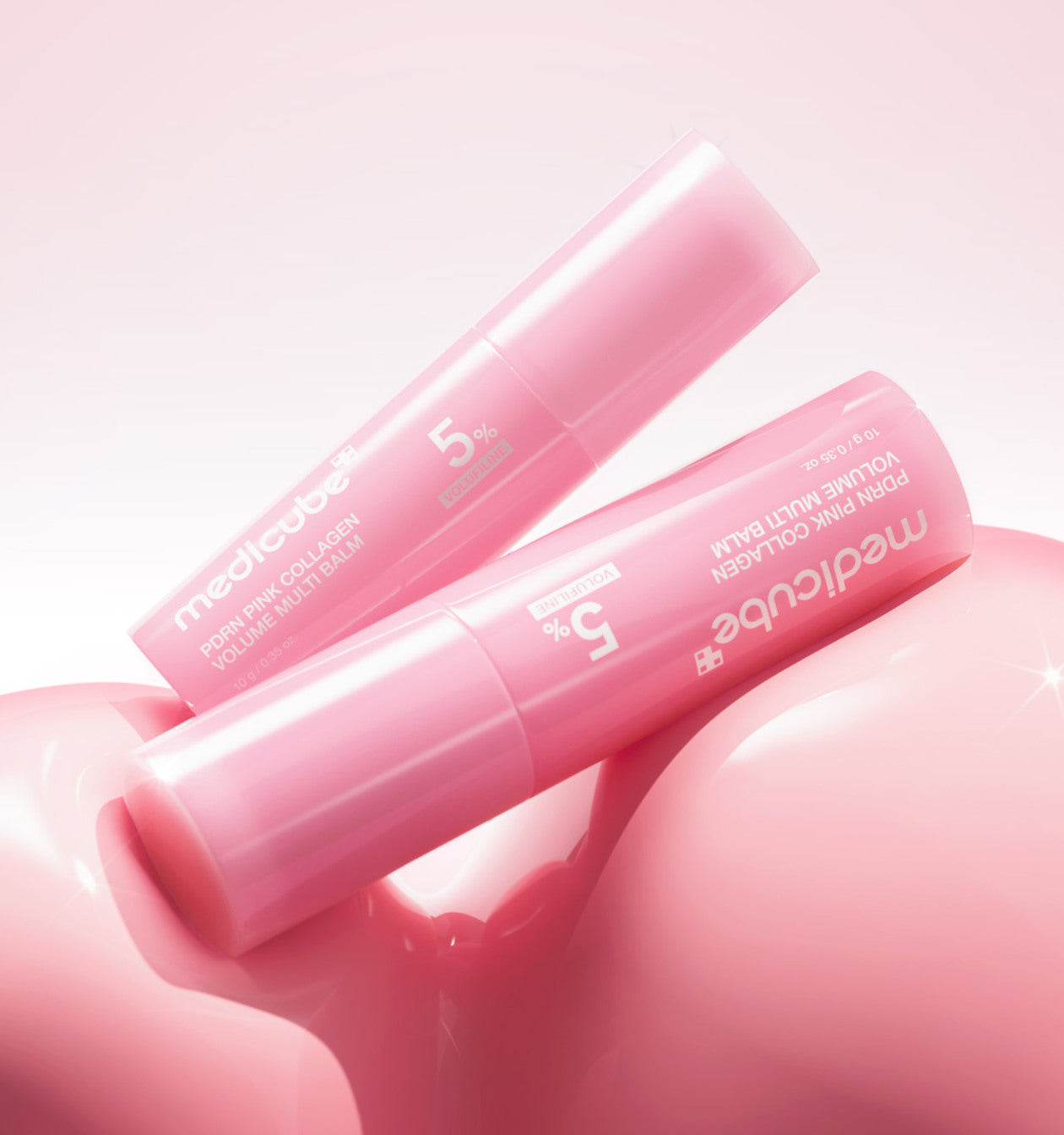 Medicube PDRN Pink Collagen Glass Skin Set – Serum, Eye Patches & Multi Balm