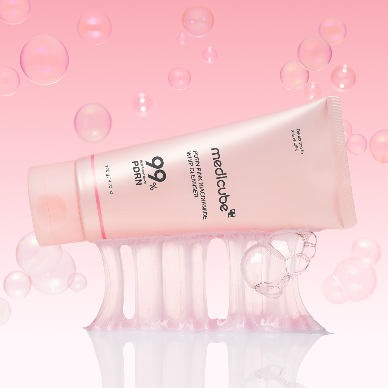 MEDICUBE PDRN cleanser| pink whip cleanser|hydrating foaming cleanser, vegan face wash| vegan cleanser| gentle cleanser|