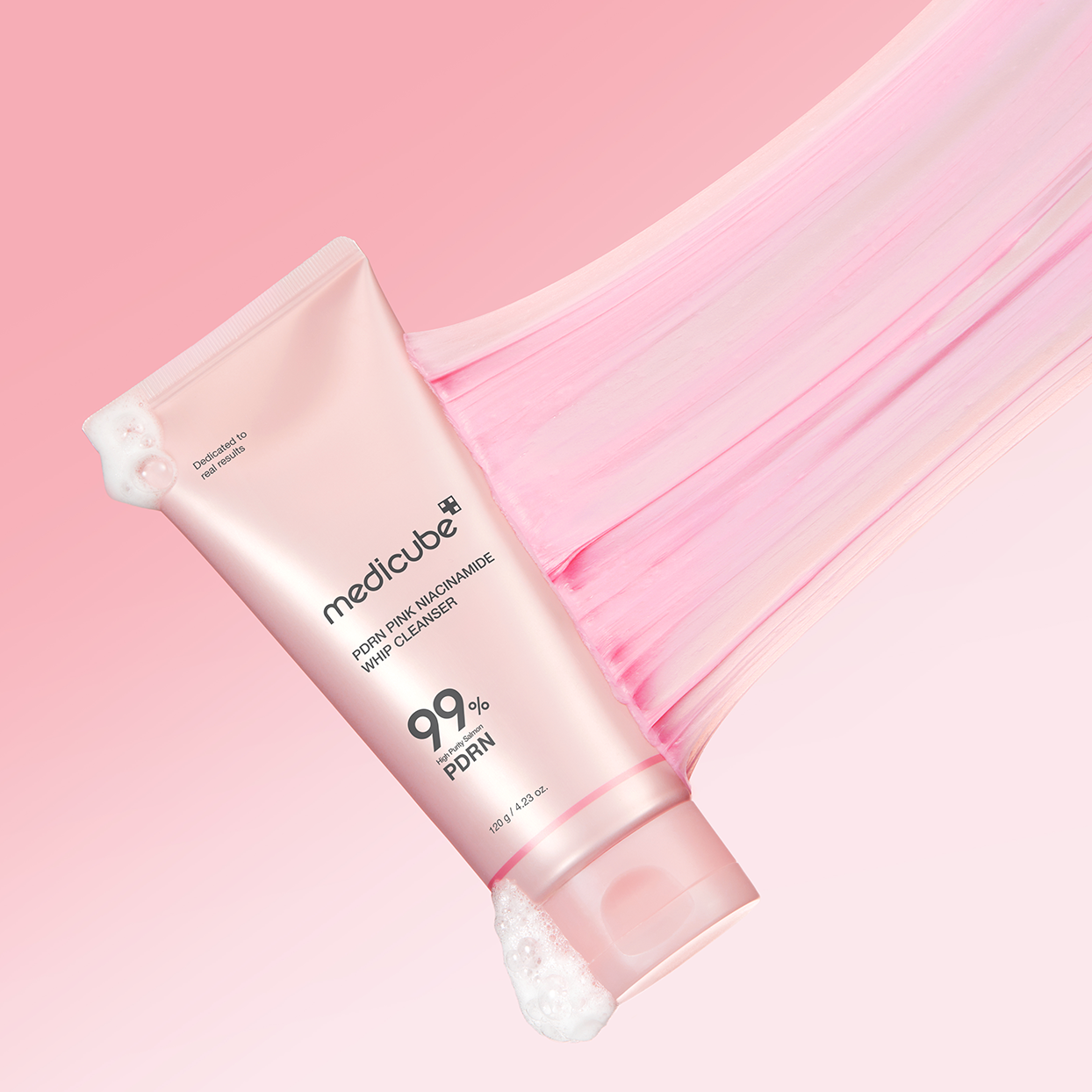 MEDICUBE PDRN cleanser| pink whip cleanser|hydrating foaming cleanser, vegan face wash| vegan cleanser| gentle cleanser|