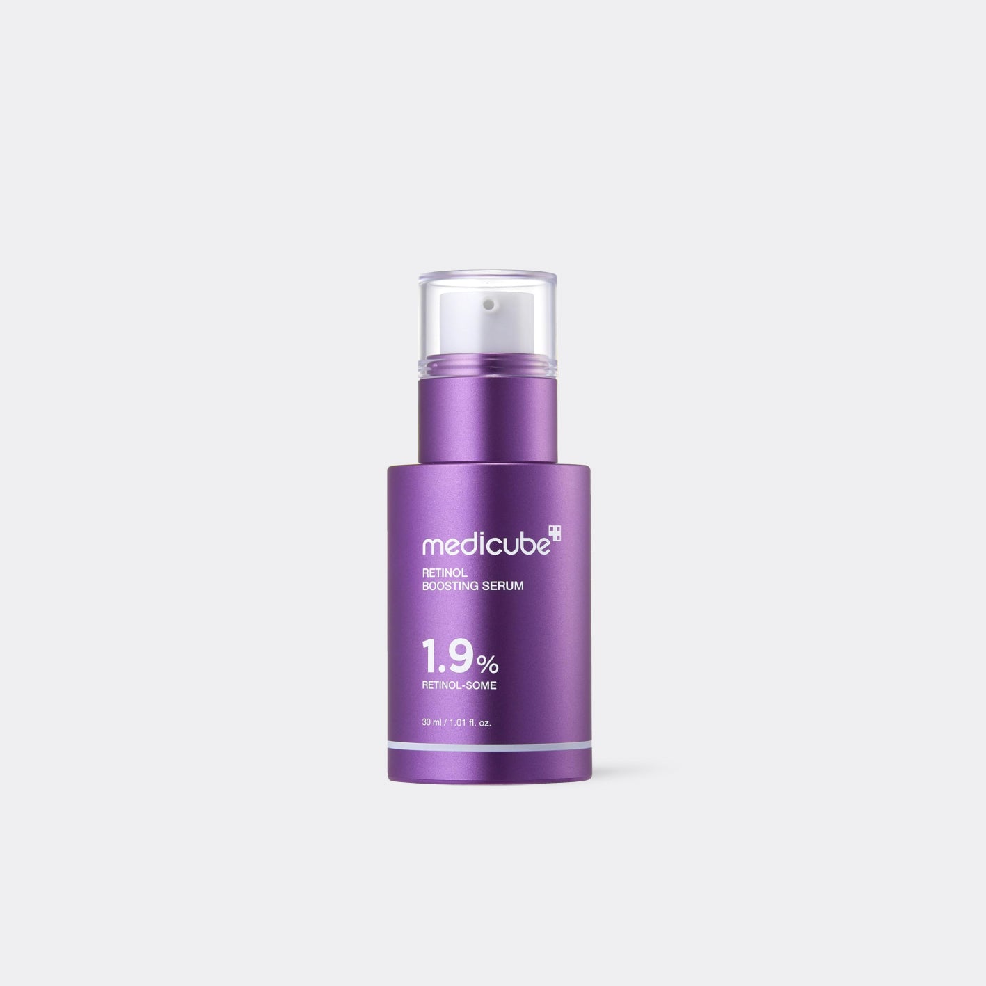 MEDICUBE Retinol NMN Boosting Serum bottle with Medicube branding on a white background