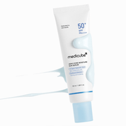 Tube of Medicube Zero Pore Moisture Sun Serum on a white background