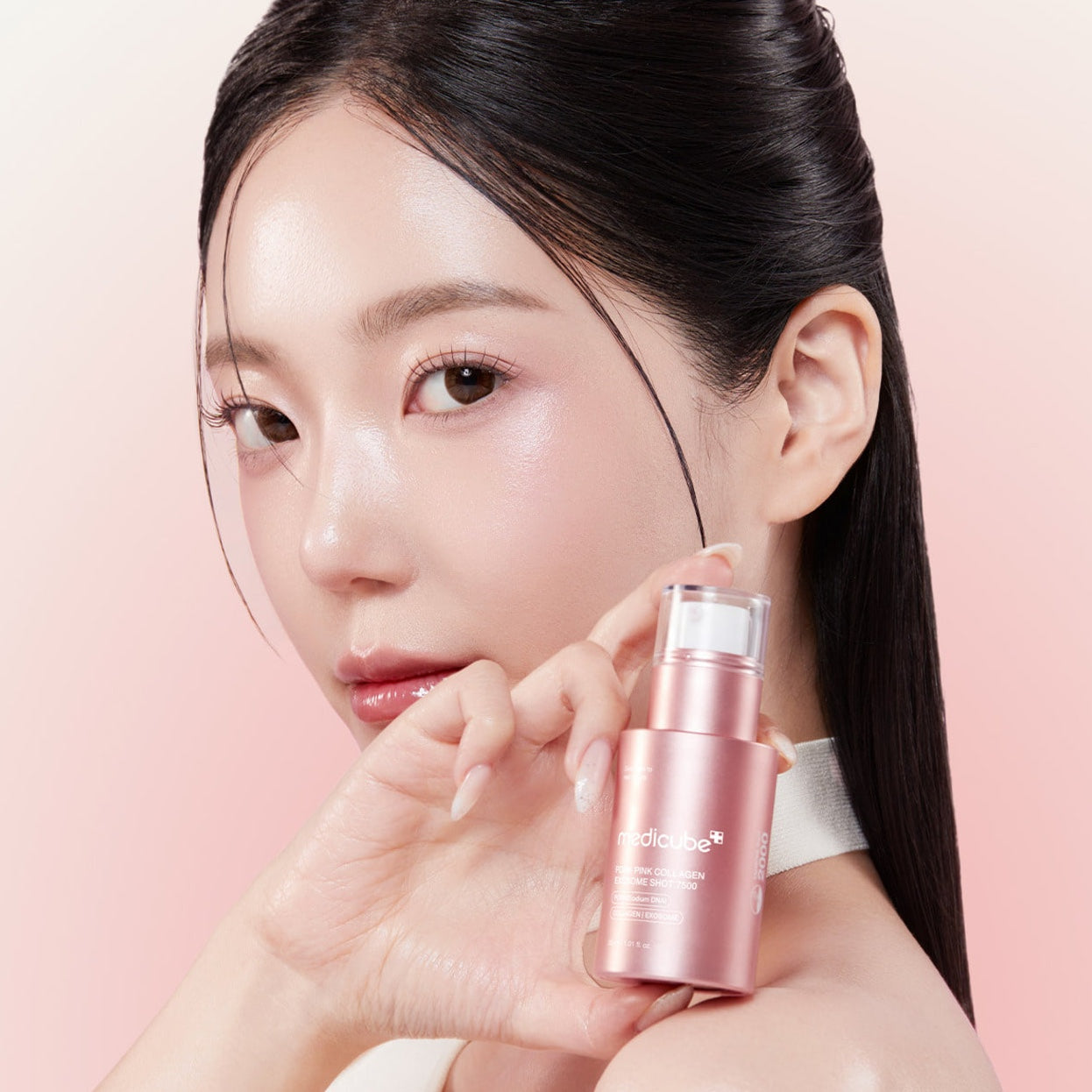 MEDICUBE PDRN Pink Collagen Exosome Shot Serum 2000| PDRN serum| collagen serum | exsome serum 2000| Medicube serum|Medicube pdrn|