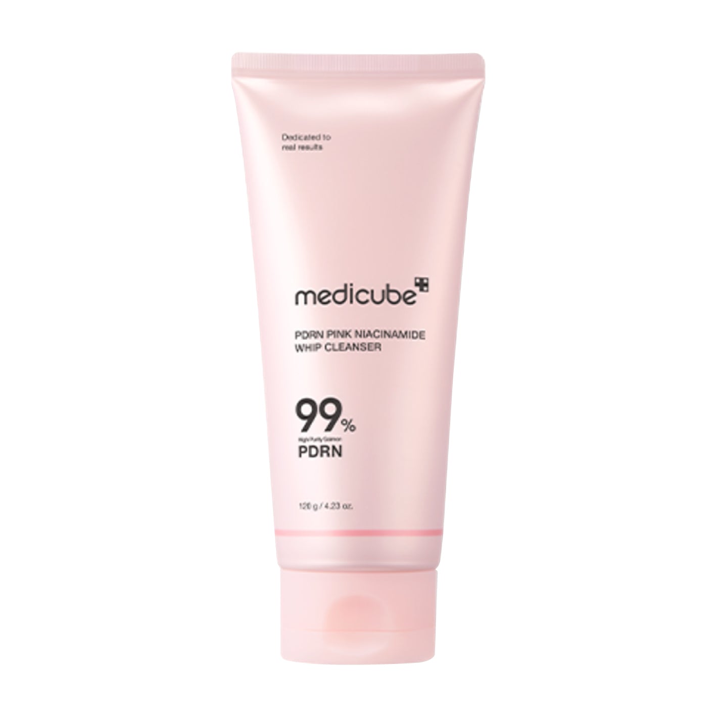 MEDICUBE PDRN Pink Whip Cleanser with white background