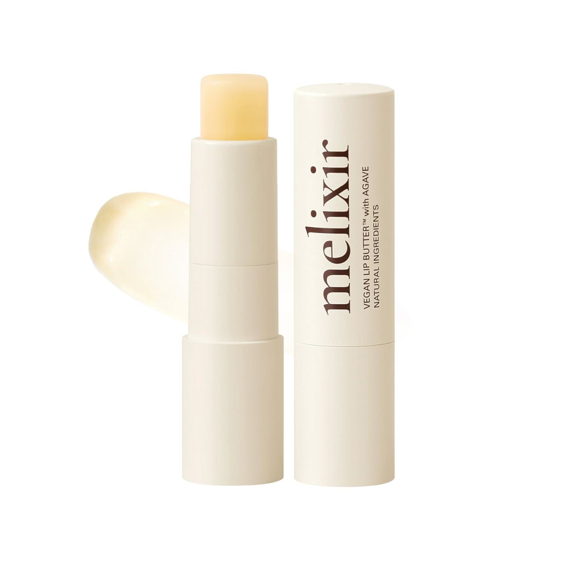 MELIXIR Vegan Lip Butter #01 Agave - clear on white background