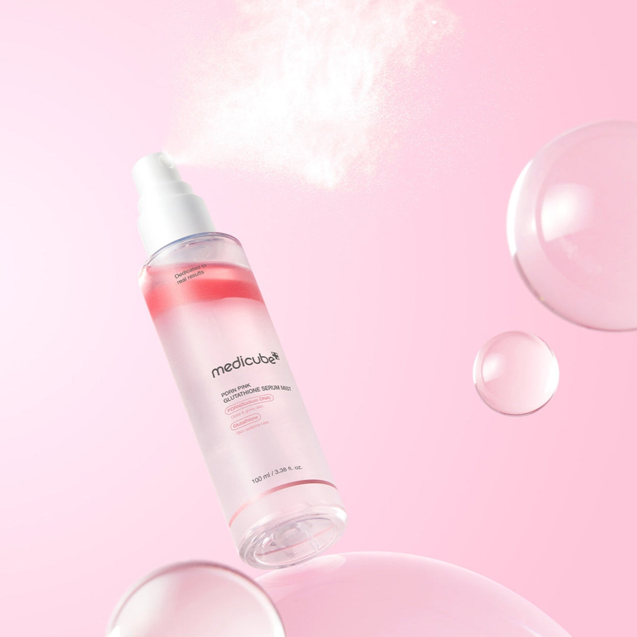  Medicube PDRN Pink Glutathione Serum Mist | MEDICUBE serum| serum mist| face mist| PDRN SERUM|